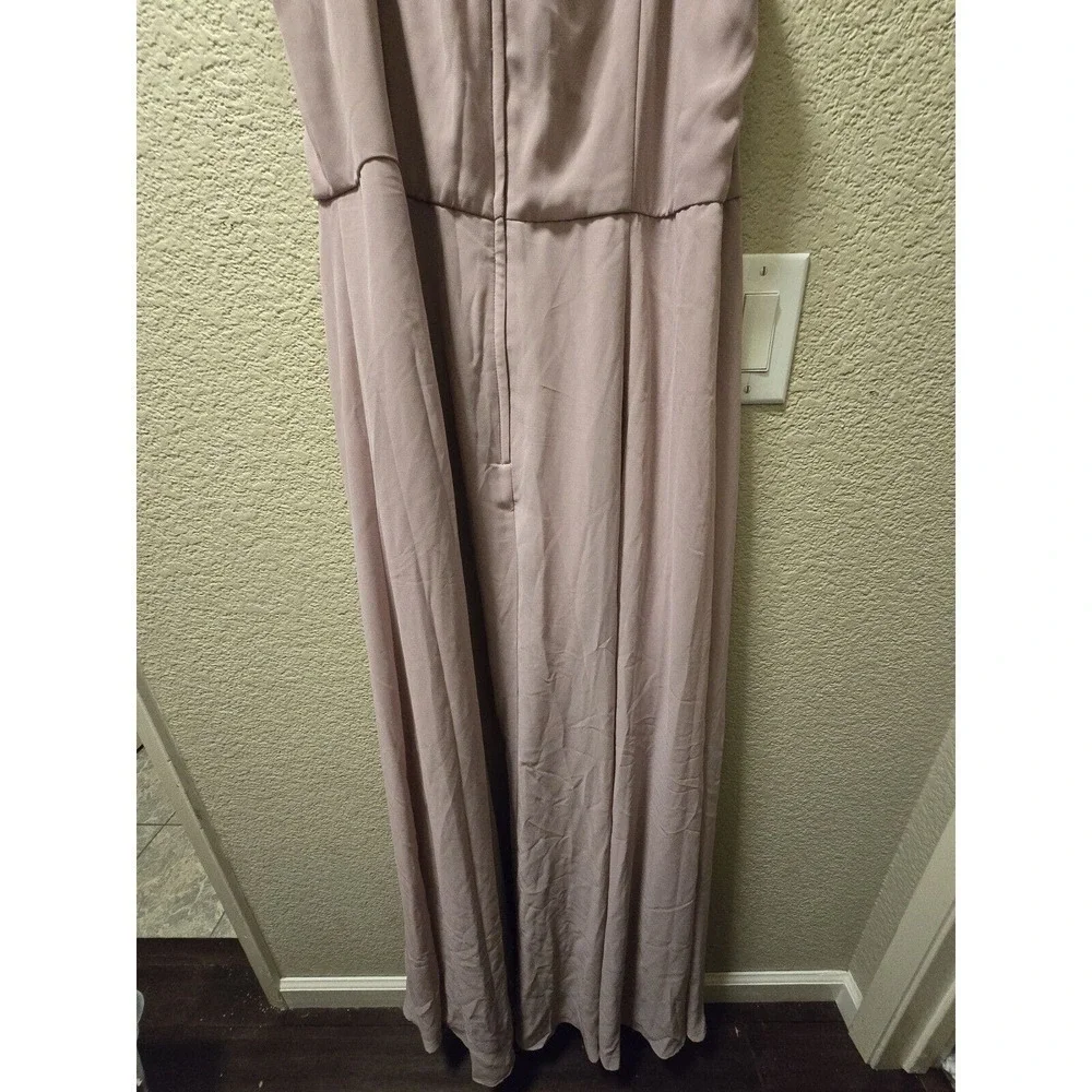 David's Bridal Celebrate DB Studio Chiffon Chianti Bridesmaids Dress SZ 14 - Picture 11 of 11